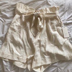 A New Day Cream High Waisted Shorts